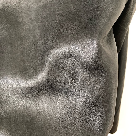 Vintage Long Leather Jacket - Picture 4 of 4